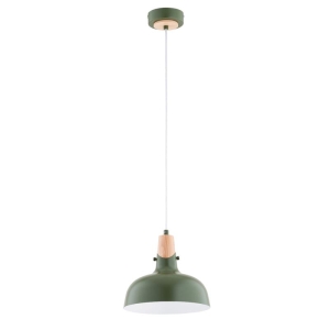 LAMPA WISZĄCA ALFA SOLO ZIELONA 1xE27 / 61329