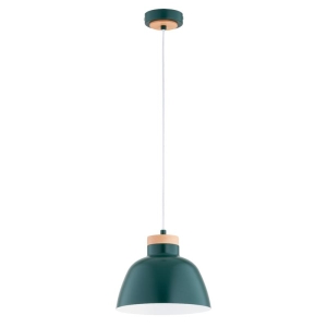 LAMPA WISZĄCA ALFA LORIEN ZIELONA 1xE27 / 61328