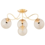LAMPA SUFITOWA ALFA OXA ZŁOTA 4xE14 / 63213