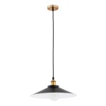 LAMPA WISZĄCA ALFA BOLERO RETRO CZARNA 1xE27 / 61323