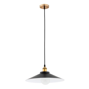 LAMPA WISZĄCA ALFA BOLERO RETRO CZARNA 1xE27 / 61323
