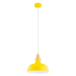LAMPA WISZĄCA ALFA SOLO GEM ŻÓŁTA 1xE27  / 61322