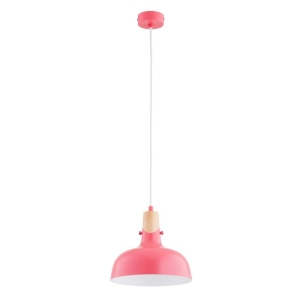 LAMPA WISZĄCA ALFA SOLO GEM RÓŻOWA 1xE27  / 61321