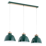 LAMPA WISZĄCA ALFA LORIEN ZIELONA 3xE27  / 62390