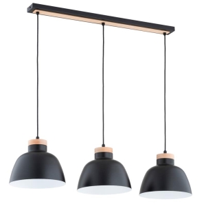 LAMPA WISZĄCA ALFA LORIEN CZARNA 3xE27  / 62389