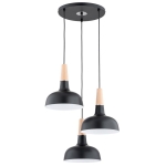 LAMPA WISZĄCA ALFA GOXA CZARNA 3xE27  / 62388