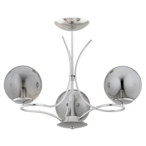 LAMPA SUFITOWA ALFA SENTIA CHROM 3xE14  / 62385