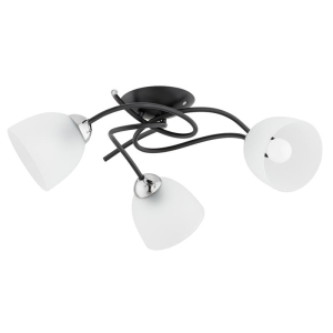LAMPA SUFITOWA ALFA VERWIL CZARNA 3xE27 /  62384