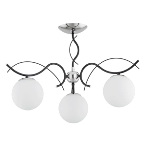LAMPA SUFITOWA ALFA YUTA CZARNA 3xE14 /  62383