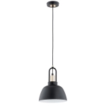 LAMPA WISZĄCA ALFA MIRAVE CZARNO-ZŁOTA 1xE27  / 61310