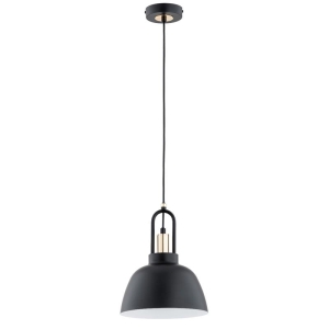 LAMPA WISZĄCA ALFA MIRAVE CZARNO-ZŁOTA 1xE27  / 61310