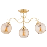 LAMPA SUFITOWA ALFA NARIA ZŁOTA 3xE27 / 62377