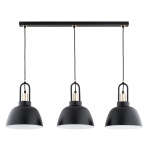 LAMPA WISZĄCA ALFA MIRAVE CZARNO-ZŁOTA 3xE27 / 62375