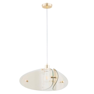 LAMPA WISZĄCA ALFA KELIS HERBACIANA 1xE27 / 61306