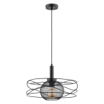 LAMPA WISZĄCA ALFA DIUK MIX CZARNA 1xE27 / 61305