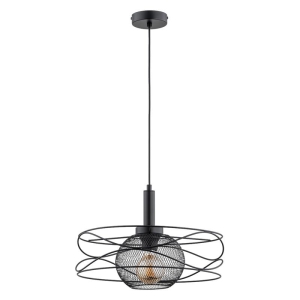 LAMPA WISZĄCA ALFA DIUK MIX CZARNA 1xE27 / 61305