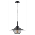 LAMPA WISZĄCA ALFA BOLERO MIX CZARNA 1xE27 / 61302