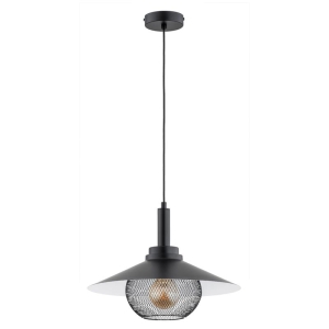 LAMPA WISZĄCA ALFA BOLERO MIX CZARNA 1xE27 / 61302