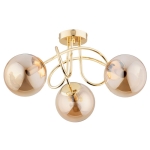 LAMPA SUFITOWA ALFA BANKO ZŁOTA 3xE14/ 62365