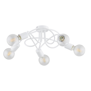 LAMPA SUFITOWA ALFA BOSTON BIAŁA 5xE27 / 63194
