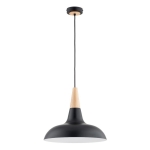 LAMPA WISZĄCA ALFA DORO CZARNA 1xE27 / 61301