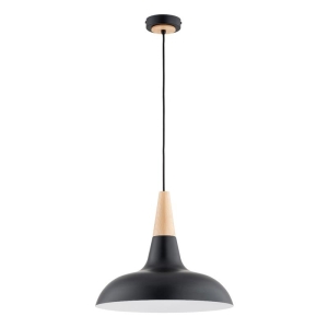 LAMPA WISZĄCA ALFA DORO CZARNA 1xE27 / 61301