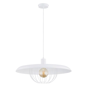 LAMPA WISZĄCA ALFA GIGIA BIAŁA 1xE27 / 61299