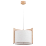 LAMPA WISZĄCA ALFA GALDI GRAND DREWNIANA 1xE27 / 61297