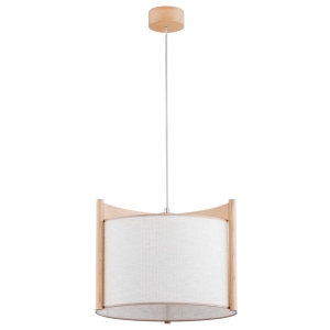 LAMPA WISZĄCA ALFA GALDI GRAND DREWNIANA 1xE27 / 61297