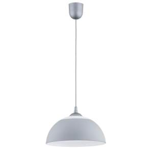 LAMPA WISZĄCA ALFA BEZA SREBRNA 1xE27 / 61290