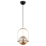 LAMPA WISZĄCA ALFA LERIA PICOLO ZŁOTA 1xE14  / 61284