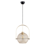 LAMPA WISZĄCA ALFA LERIA ONE ZŁOTA 1xE27 / 61286