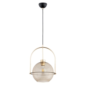 LAMPA WISZĄCA ALFA LERIA ONE ZŁOTA 1xE27 / 61286