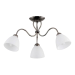 LAMPA SUFITOWA ALFA ARIEL CZARNY CHROM 3xE27 / 62363