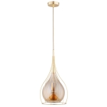 LAMPA WISZĄCA ALFA LOTUS DUO ZŁOTA 1xE27 / 61281