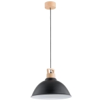 LAMPA WISZĄCA ALFA ALTI CZARNA 1xE27 / 61278