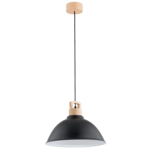 LAMPA WISZĄCA ALFA ALTI CZARNA 1xE27 / 61278