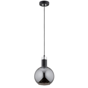 LAMPA WISZĄCA ALFA ADEL CZARNA 1xE27 / 61272