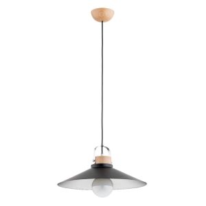 LAMPA WISZĄCA ALFA MILANO DREWNIANA 1xE27 / 61266