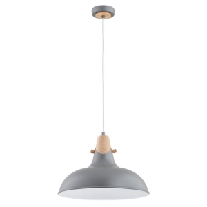 LAMPA WISZĄCA ALFA SOLO SREBRNA 1xE27 / 61269