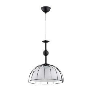 LAMPA WISZĄCA ALFA GOLLA CZARNO-BIAŁA 1xE27 / 61257