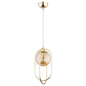 LAMPA WISZĄCA ALFA BINAR TOP ZŁOTA 1xE14 / 61254