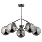LAMPA SUFITOWA ALFA BARSUM CZARNY CHROM 5xE14 / 63180