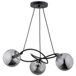 LAMPA SUFITOWA ALFA VELTA CZARNA 3xE14  / 62344