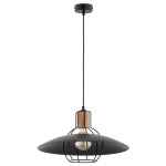 LAMPA WISZĄCA ALFA DOMINO GRAFITOWA 1xE27  / 61251