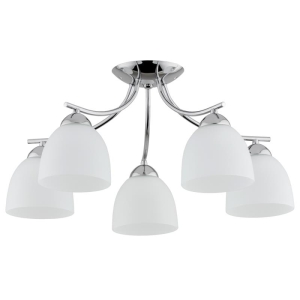 LAMPA SUFITOWA ALFA AJAX DUO CHROM 5xE27  / 63177