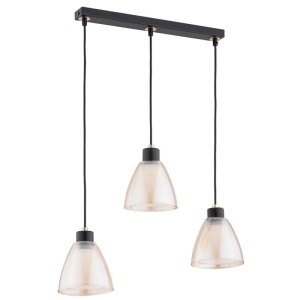 LAMPA WISZĄCA ALFA ANION CZARNA 3xE27 / 62266