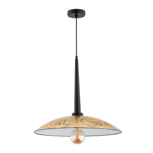 LAMPA WISZĄCA ALFA DEMI CZARNA 1xE27 / 61245