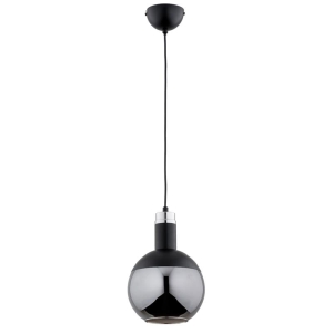 LAMPA WISZĄCA ALFA CELEST CZARNA 1xE27 / 61241