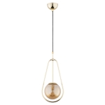 LAMPA WISZĄCA ALFA EL-DORADO ZŁOTA 1xE14 / 61239